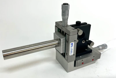 Physik Instrumente XY Linear Stages X 2  & Polytec OFV 036 Mirror mount (9839)M