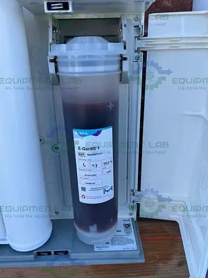 USED MILLIPORE ELIX ADVANTAGE 15  WATER PURIFYING SYSTEM W/ E-POD, 30L PE TANK