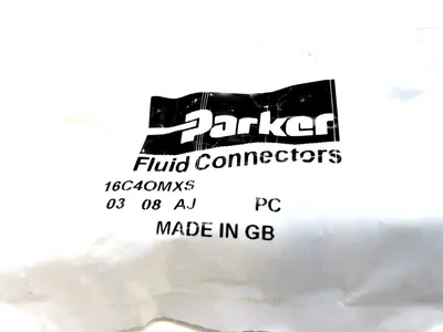 NEW LOT OF 4 PARKER 16-C4OM-XS FLUID CONNECTORS 16C4OMXS