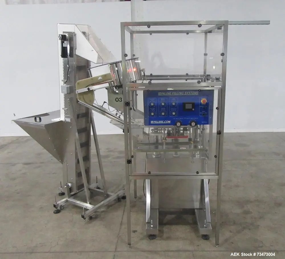 Used INLINE FILLING SYSTEMS NT CAPPER Cappers Quill - Automatic Inline Illinois US | Aaron Equipment #1130447