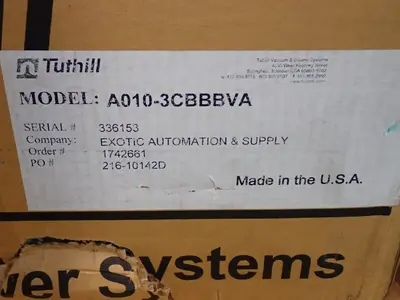 USED TUTHILL A0103CBBBVA