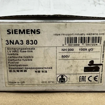 NEW Siemens 3NA3 830