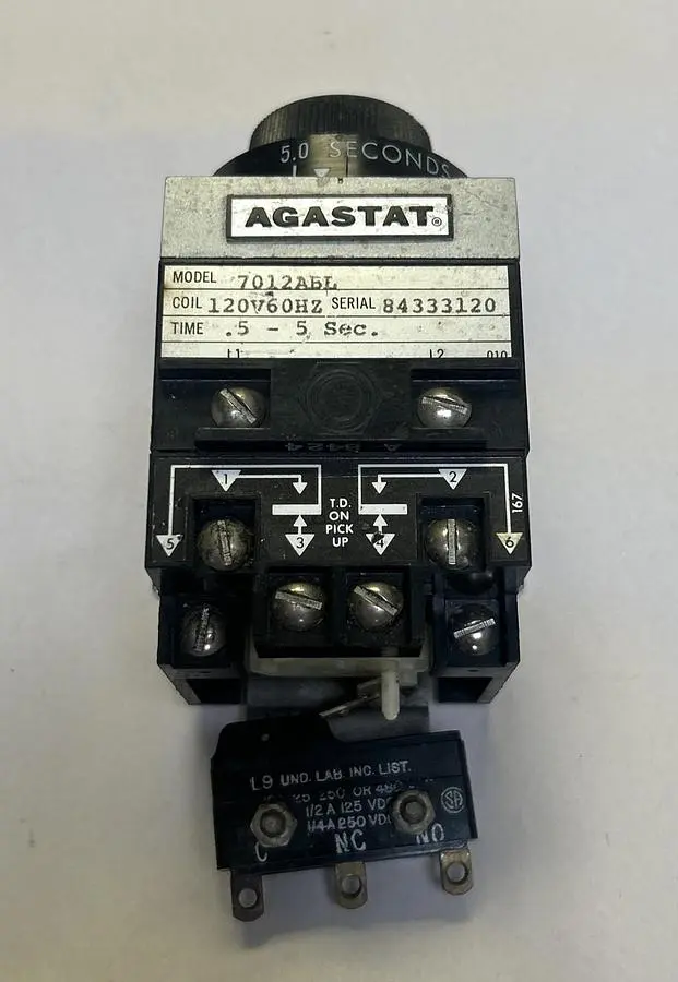 Used AGASTAT 7012ABL Miscellaneous Equipment (Electrical & Power) | Surplus Asset Holdings #1195024