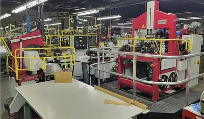 USED 2017 EMMECI MC94 RIGID BOX WRAPPING LINE