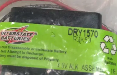 Interstate Batteries DRY1570 Lithonia Batteries Loc4E36