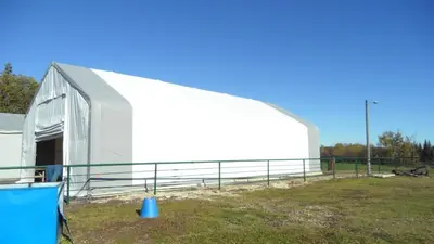NEW 30X60X20 DOUBLE TRUSS STORAGE BUILDING