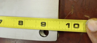 STAINLESS STEEL  ACCESSS DOOR ,10 HOLE 11" CURVE DOOR