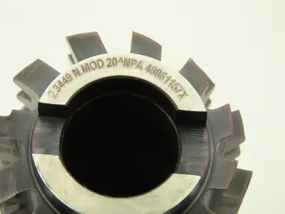 Klingelnberg PMM4 ADV 169393 Carbide Gear Hob Cutter Tool 45mm OD 19mm ID