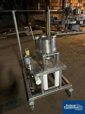 USED Dover Corporation 5 Gal Dover Kettle, Steam Jacket, 316 S/S, 100#