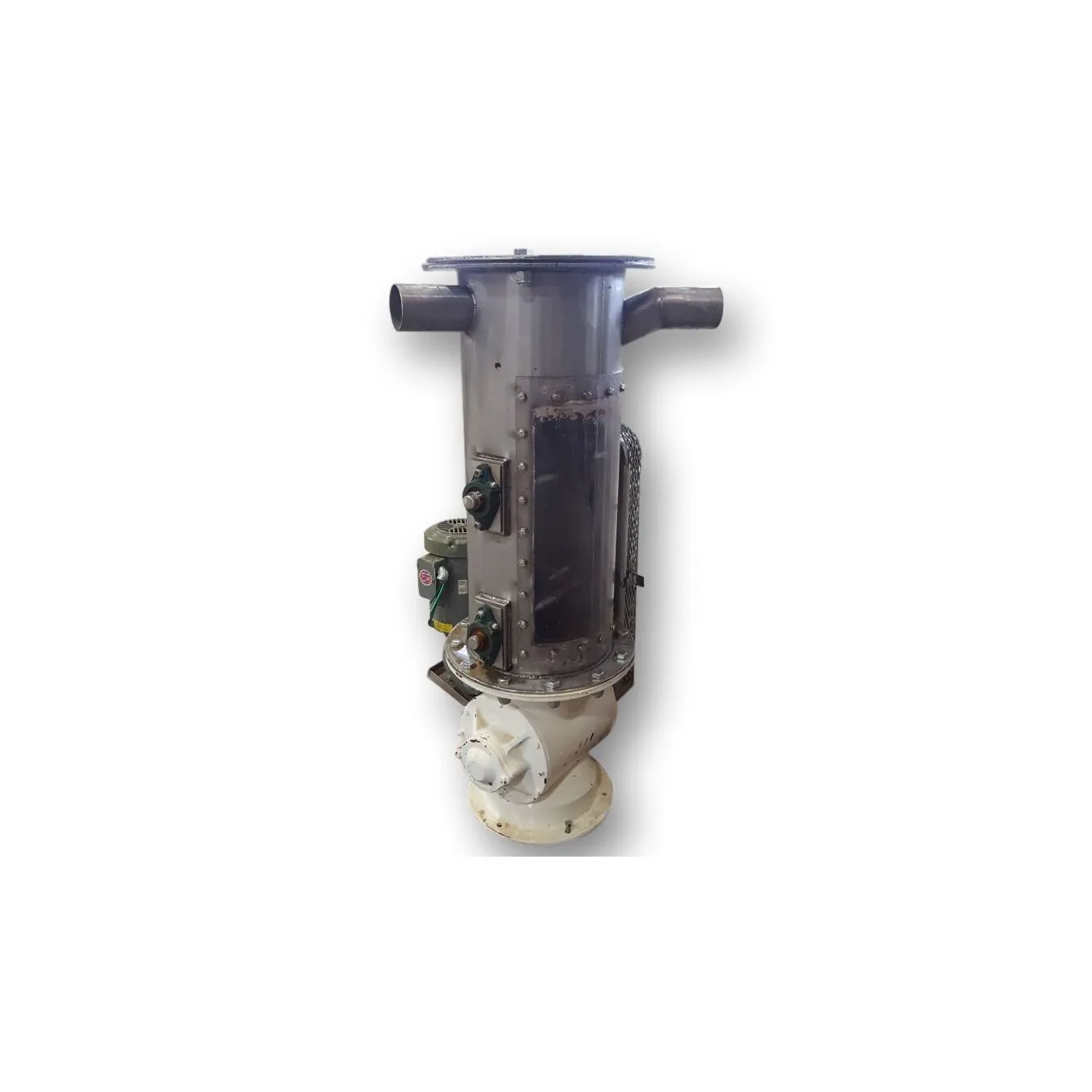 Used 10x12 Semco Rotary Valve with Receiving / Mixing Bin