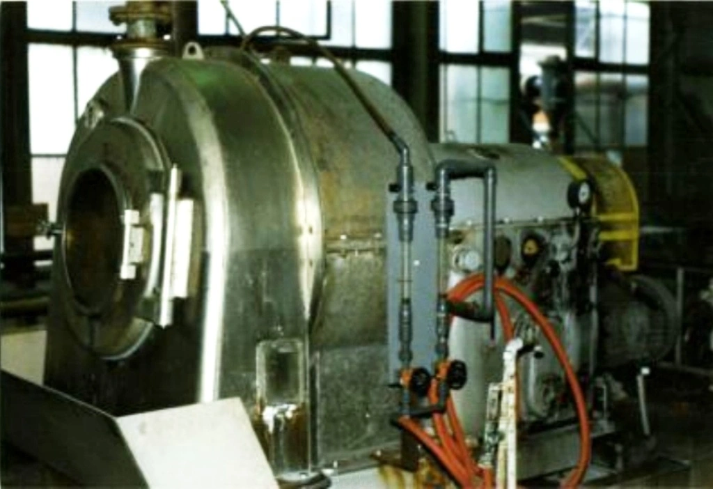 (2) Krauss-Maffei SZ 80 pusher centrifuges, 316SS.