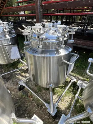 Used Precision Stainless 316L Stainless Steel Jacketed Tank – For Freeze/Thaw Operations.