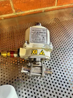 Used PROMATION P1.B-24N4-DC PRECISION ACTUATION VALVE W/ 3- WAY 3.4" VALVE Valves/Fittings California US | Equipment Lab #1418445