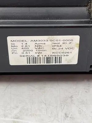 Used BECKHOFF BECKHOFF AM3033-0C01-0000 Misc Electrical & Power Parts | ND Industrial Surplus #1213609