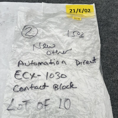 New | in-Stock Automation Direct ["ECX-1030", "ECX1030"] Contact Blocks California US | Davliegogo LLC #1707078