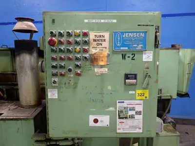 20" DIAMETER JENSEN MODEL #8452 (WASH, RINSE & DRY) CONTINUOUS ROTARY DRUM PARTS WASHER: YOBRO #25068