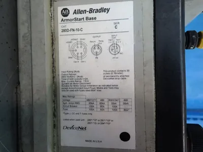 USED ALLENBRADLEY 280DF12Z10CGRW3P1