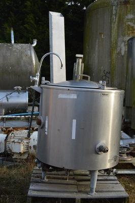 100L S/S Falcon Gas Heated Cooking Pan