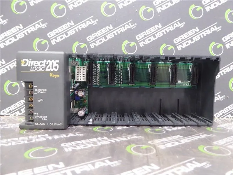 Koyo / PLCDirect D2-06B DirectLogic 205 Power Supply / Chassis Module Used