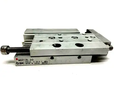 MXF16-30 | SMC  Pneumatic Guided Cylinder 16mm Bore 30mm Stroke- For parts or not working