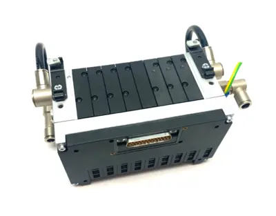 USED FESTO VALVE TERMINAL INTERFACE W/ 161360 X4 & 161362 X3 VALVES