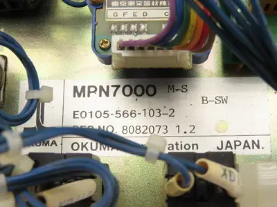 Okuma MPN7000M-S HMI Operator Interface Push Button Panel E0105-566-103-3
