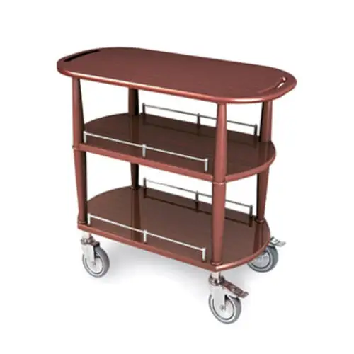 Geneva Oval Dessert Cart w/ Multi-Tiered Design (70531)