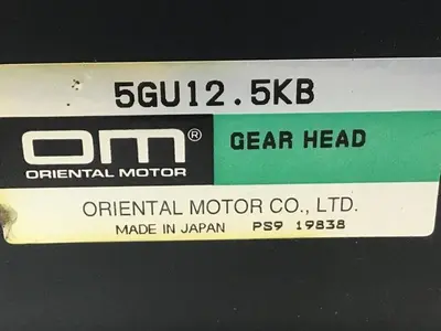 USED ORIENTAL MOTOR 5GU12.5KB