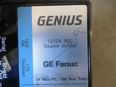 GE Fanuc IC660BBD024 Genius 12/24VDC Source Input / Output Module Used