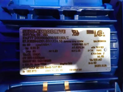 USED SEWEURODRIVE FAF77 DRN80MK6/BE1HR/Z