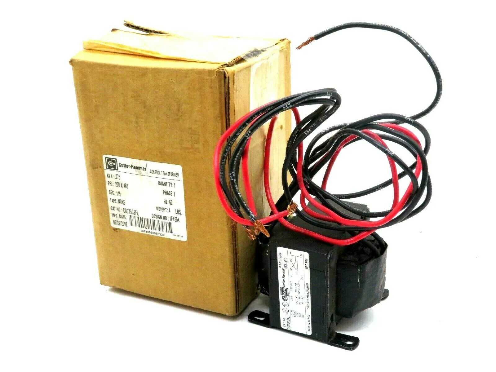 NEW EATON CUTLER-HAMMER C0075C2FL TRANSFORMER