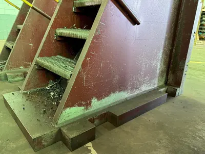 (2) 40" x 90" Angle Plates, (4) Vert T-Slots, (8) Horiz T-Slots