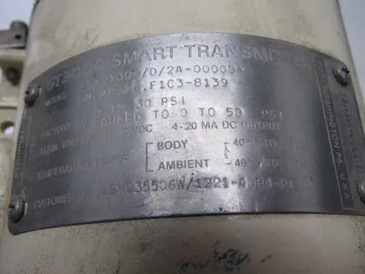 Honeywell YSTD130-/D/-2A-00000-DM.MB.TC.F1C3-8139 Pressure Transmitter