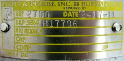 REMANUFACTURED CONSOLIDATED 1994HT/HP-1 SAFETY VALVE 3/4" 2700 PSI 1994HTHP1