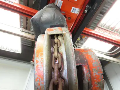 CM Cyclone Series 646 1-1/2 Ton 3000Lb Manual Chain Fall Hand Hoist 8' 6" Lift