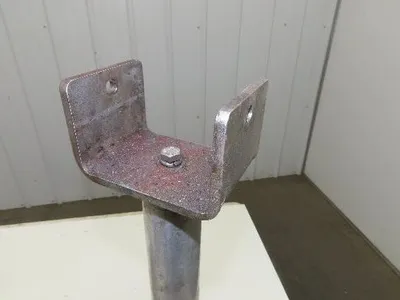 3.75" Tabletop Conveyor Aluminum Pedestal Round Pipe Leg Stand 25"-29"H Set of 4