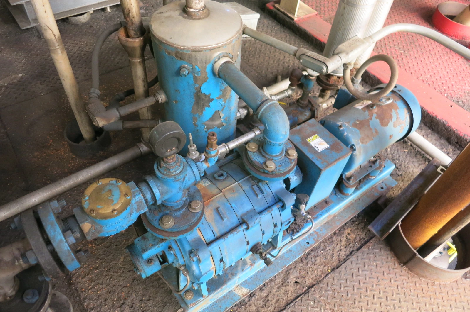 1.5x1.5 Tuthill-Kinney KLRC-75-FA2 Liquid Ring Vacuum Pump, 5 HP