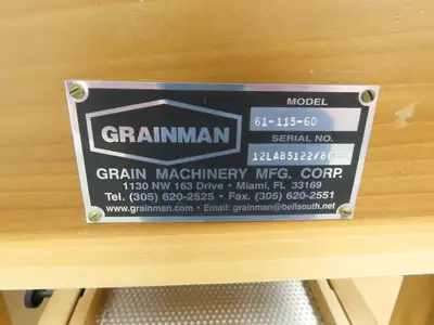 Grainman No 61 Rice Sizing Device Sampler Shaker Aluminum Screens 11/64" 9/64"