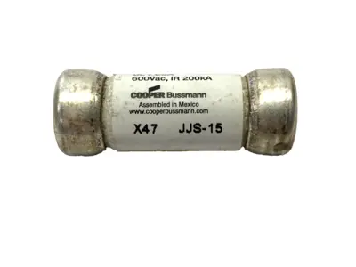 USED COOPER BUSSMANN LIMITRON FAST-ACTING FUSE CLASS T 600VAC 15A BOX OF 10