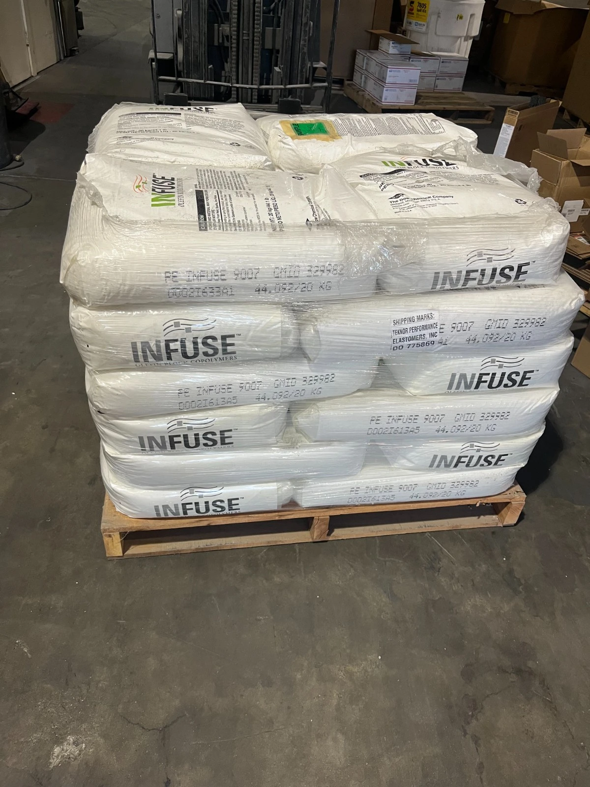 Infuse 9007 Olefin Block Copolymer (OBC)