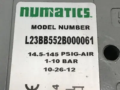 USED NUMATICS L23BB552B000061