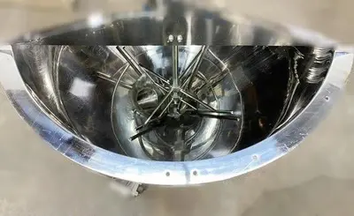 Lidded SS Hopper With Agitator - LIKE NEW CONDITON