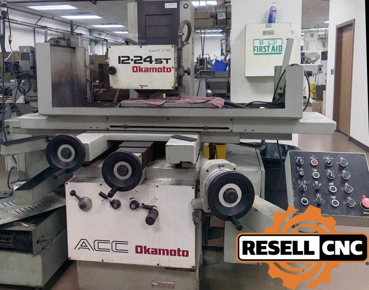 Used Okamoto ACC-1224ST Reciprocating Surface Grinders Florida US | Resell CNC #1493326