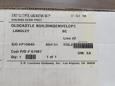4" Door Header DCH4BSCS