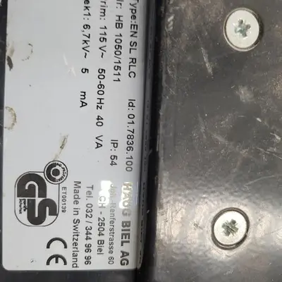 Used HAUG HAUG EN SL RLC STATIC LINE POWER PACK Misc Electrical & Power Parts | ND Industrial Surplus #1218690