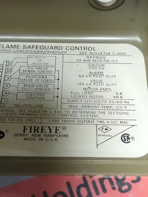 Used FIREYE UVM-2 Industrial Controls | Surplus Asset Holdings #1220725
