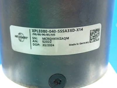 Used NEUGART XPLE080040SSSA3XDX14 Motors (misc) Ohio US | HGR 24 #976184