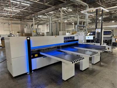 Used 2021 HOMAG "SAWTEQ B-400 PROFILINE" Single-Line Beam Saws Texas US | MachineryMax #1488388