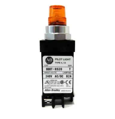 NEW ALLEN BRADLEY 800T-RS20A SMALL PILOT LIGHT SER.T 800TRS20A