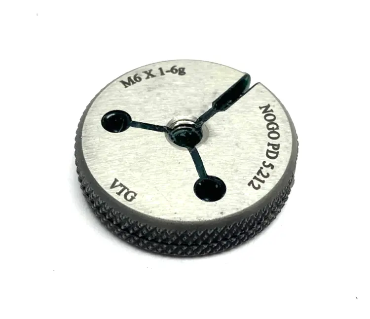Used VERMONT GAGE THREADED RING GAUGE M6X1-6G NOGO PD 5.212 Pin & Plug Gages Michigan US | Maverick Industrial Sales #1122984